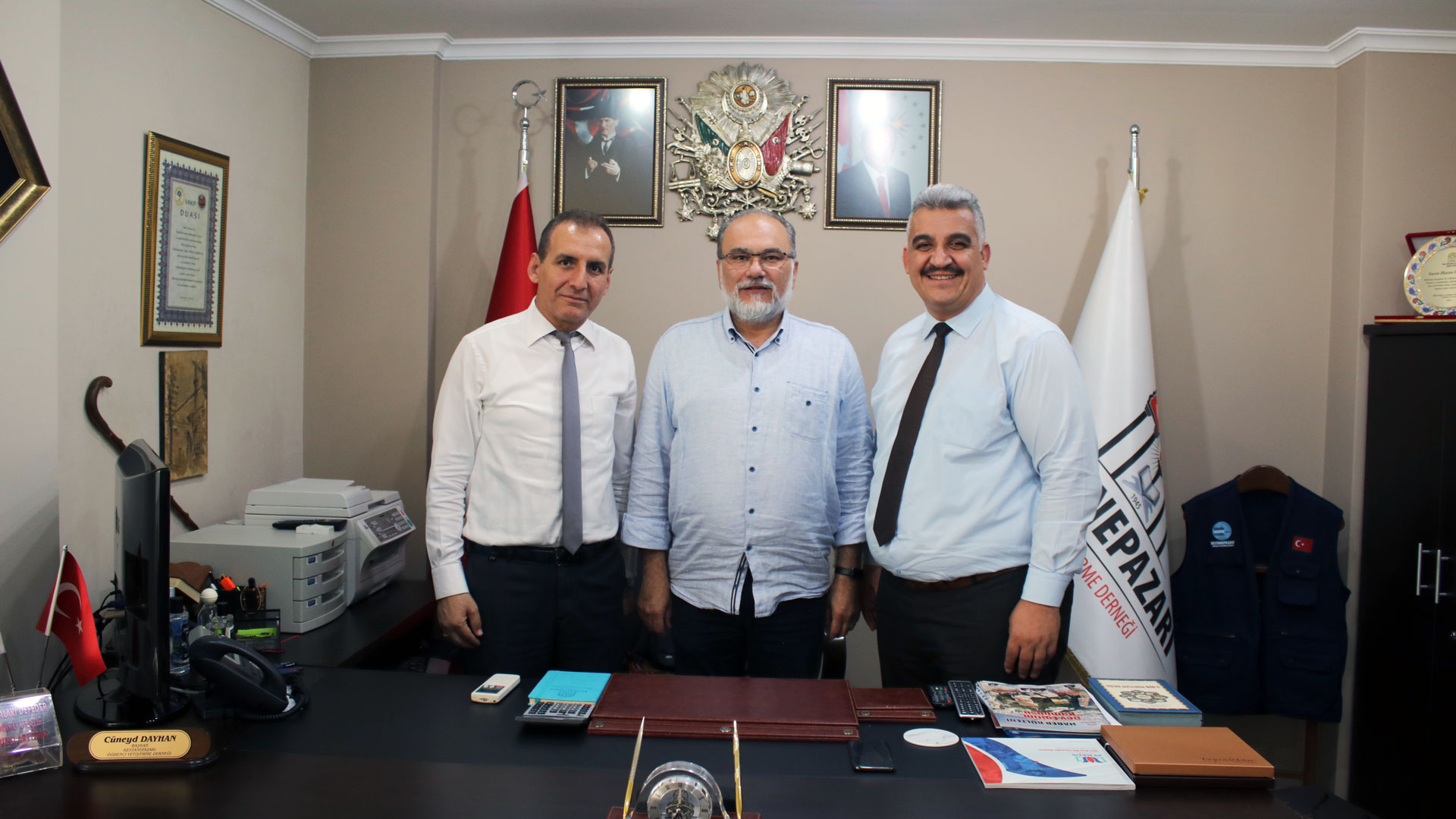 Kestanepazarı Mezunları ve Mensupları Derneği, Başkan Dayhan’ı Ziyaret Etti