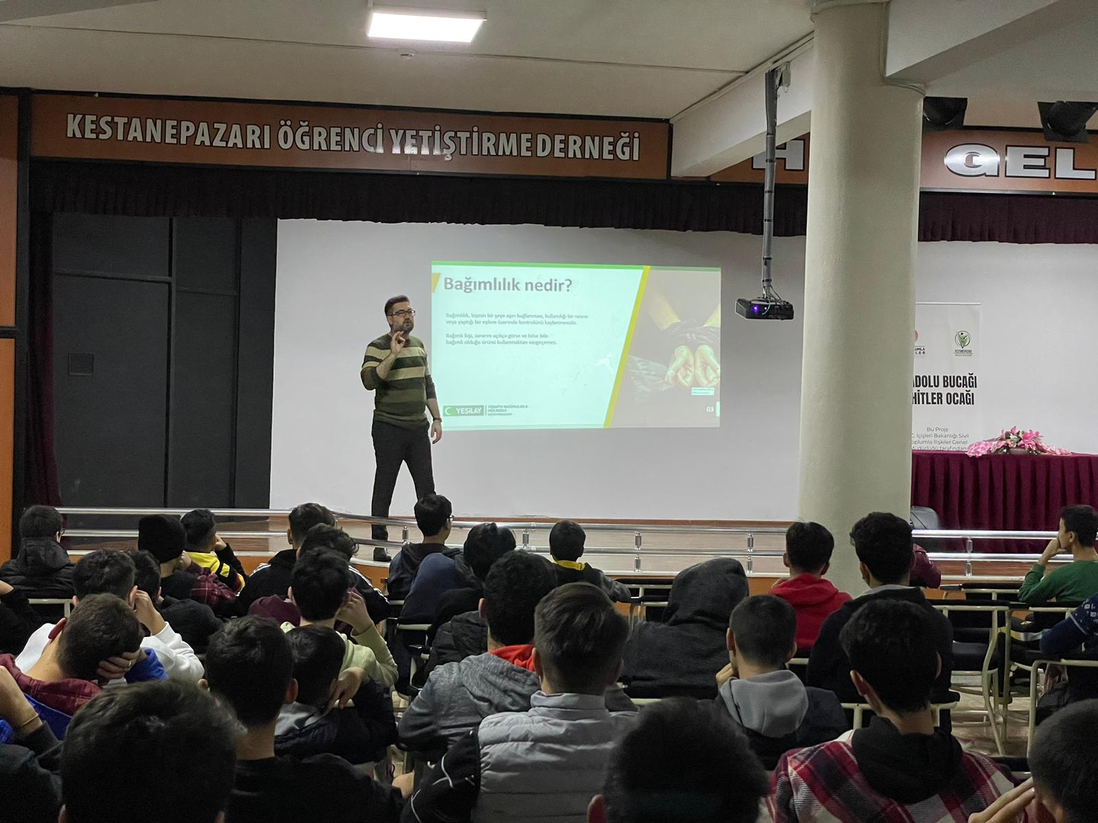 Kestanepazarı’nda “Bağımlılık ve Sigara Bağımlılığı İle Mücadele” Semineri Düzenlendi