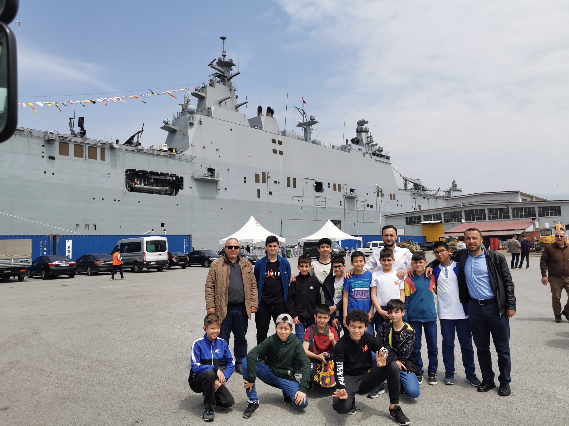 Ülkemizin Gururu TCG Anadolu Gemisini Ziyaret Ettik