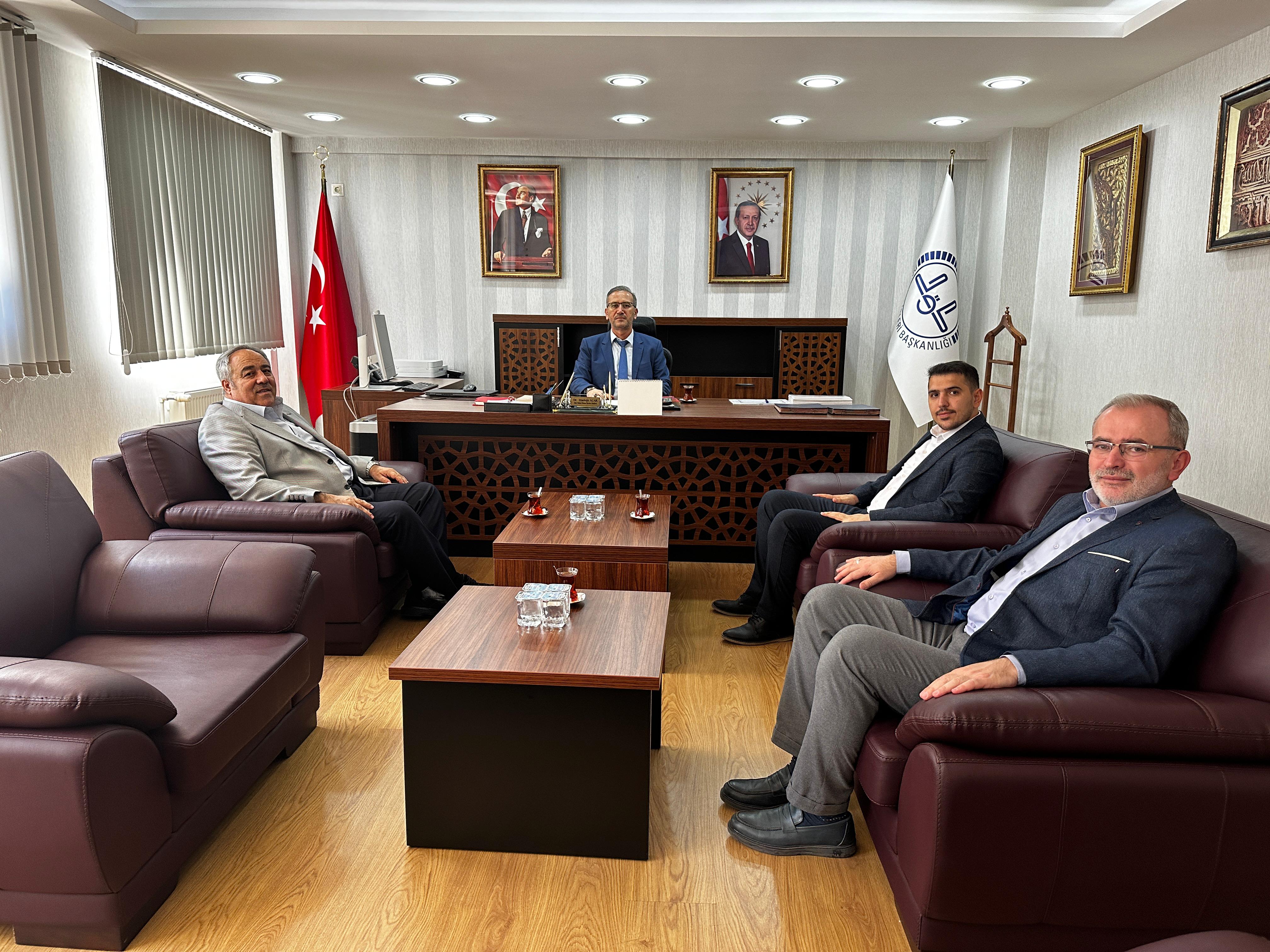 İzmir Dini Yüksek İhtisas Merkezi Müdürlüğü’ne Atanan Dr. Mustafa Acar’ı Makamında Ziyaret Ettik